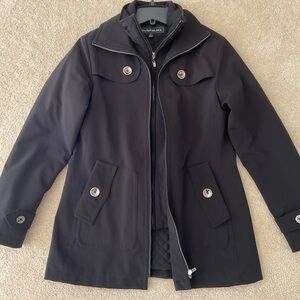 Attractive Kristen Blake Black Coat, XS - S